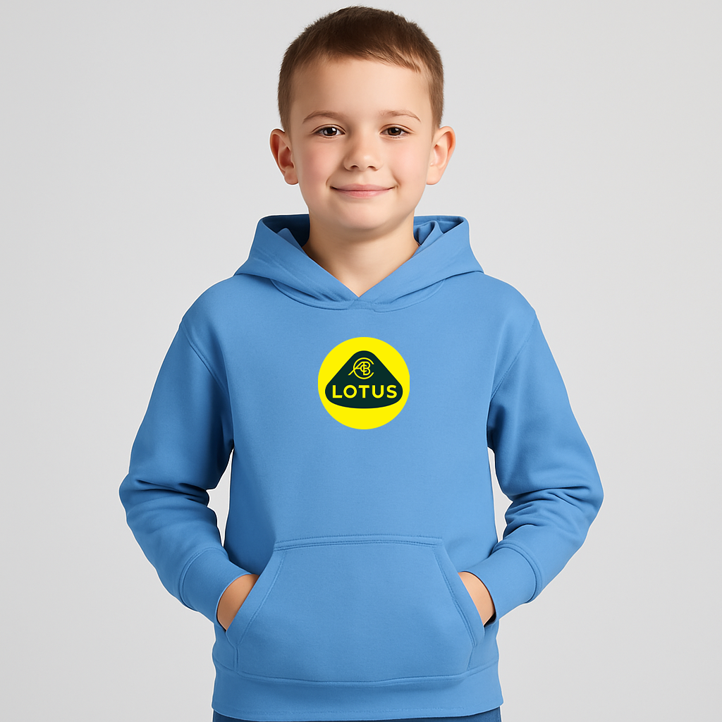 Youth Kids Lotus Car Pullover Hoodie